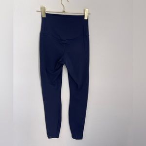 NIKE High Rise 7/8 Navy Blue Leggings Size Small